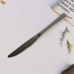 China factory home restaurant tableware stainless steel dinner knife for sale