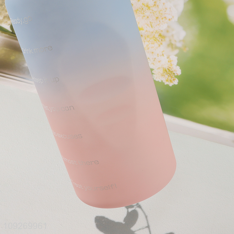 China Imports 1500 2000ML Plastic Water Bottle Portable Leak Proof Water Bottle