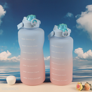 Hot Selling 1500 2000ML Plastic Water Bottle Large Capacity Plastic Water Bottle