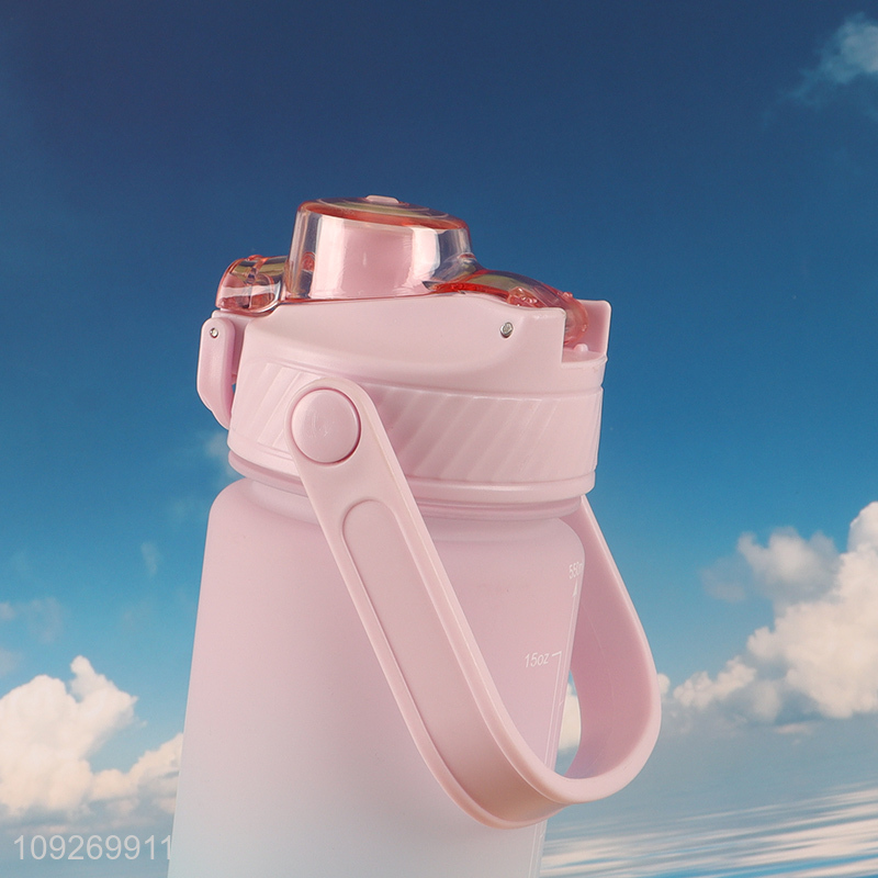 Good Quality 550 750 1000ML Plastic Water Bottle Custom Logo Portable Water Bottle