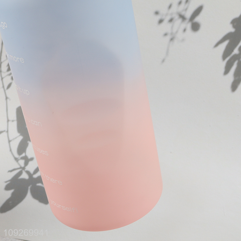 New Product 1500 2000ML Plastic Water Bottle Custom Logo Portable Water Bottle