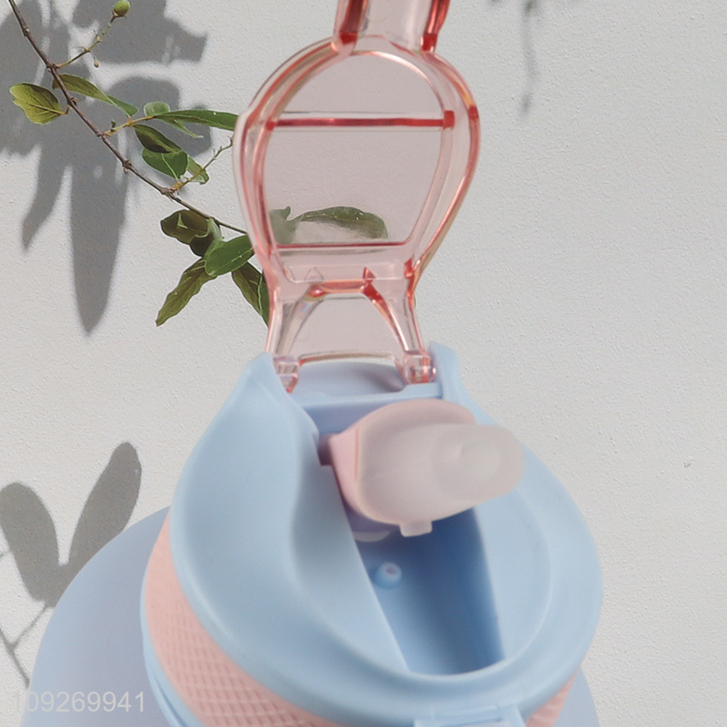 New Product 1500 2000ML Plastic Water Bottle Custom Logo Portable Water Bottle