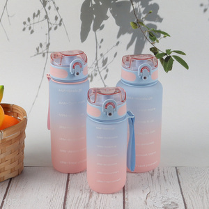 Online Wholesale 550 750 1000ML Plastic Water Bottle Portable Custom Water Bottle