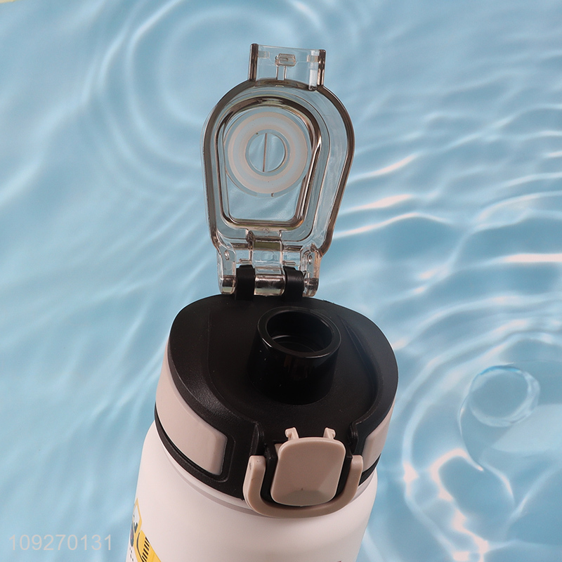 China Wholesale Plastic Kids Water Bottle Leakproof Easy Clean Water Bottle