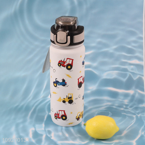 China Wholesale Plastic Kids Water Bottle Leakproof Easy Clean Water Bottle