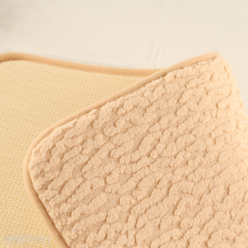 China factory rectangle non-slip floor mat door mat for household