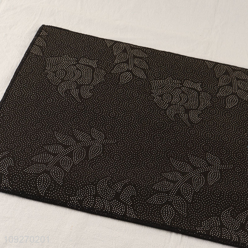Good selling rectangle anti-slip floor mat door mat wholesale