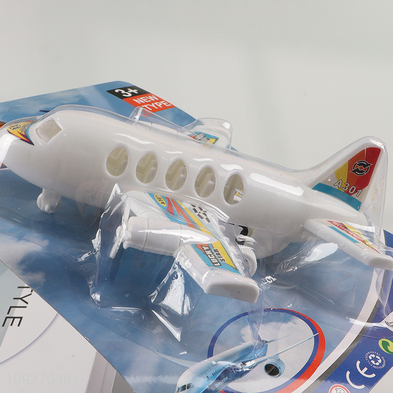 High Quality Inertial Toy Airliner Toy Plastic Toy Plane Wholesale