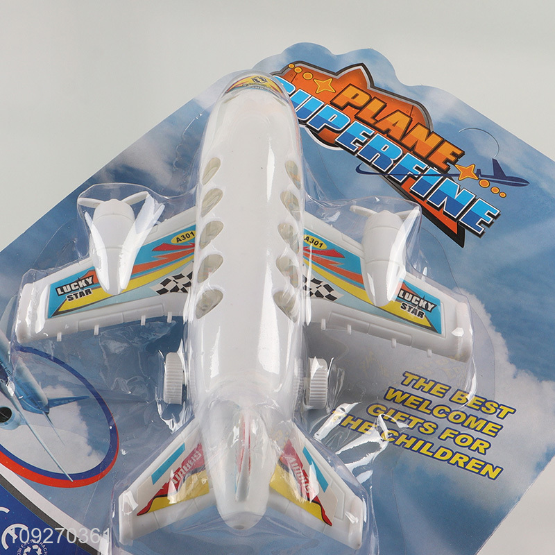 High Quality Inertial Toy Airliner Toy Plastic Toy Plane Wholesale
