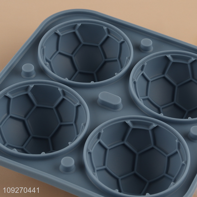 Yiwu market silicone football shape ice ball mold