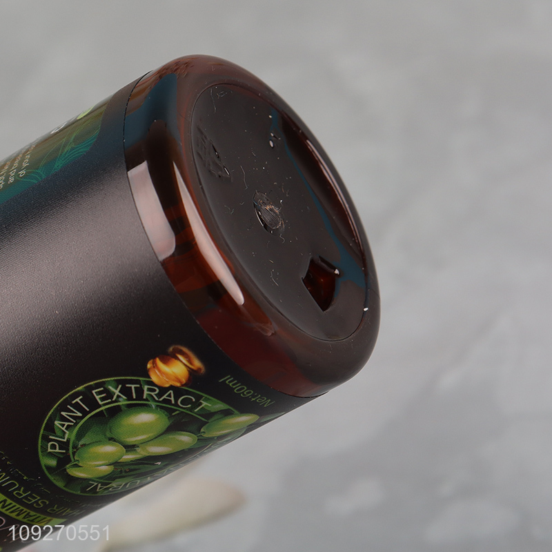 Factory supply 60ml vitaminE smooth dry hair natural olive serum