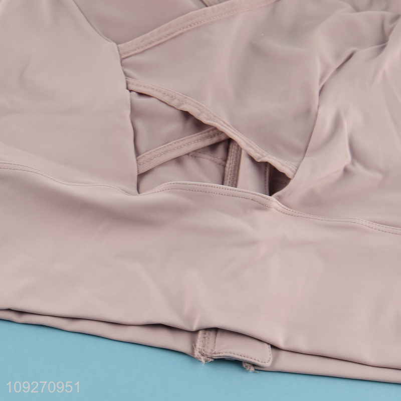 Good price shockproof adjustable women sports yoga bra top for sale