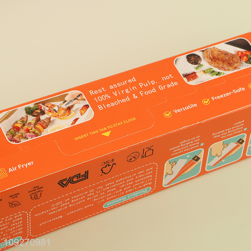 China factory 10meters non-stick brown baking paper