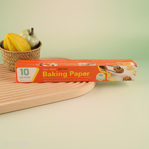 China factory 10meters non-stick brown baking paper