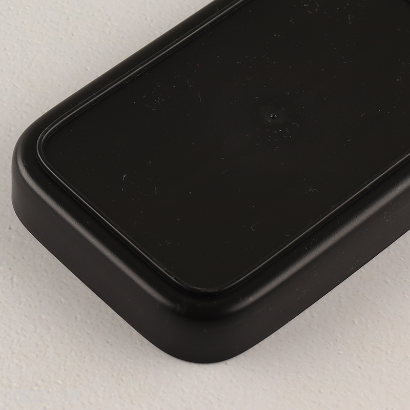 Hot items black plastic soap box soap holder