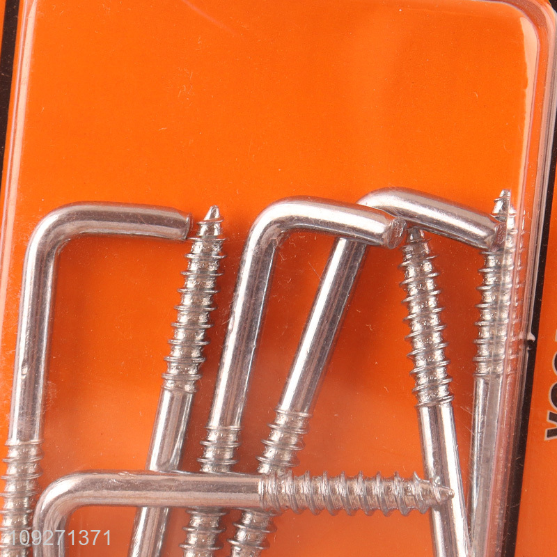 High quality 7pcs j-shaped iron hook right-angle nails set