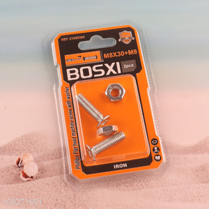 Low price phillips flat head machine screw with washer