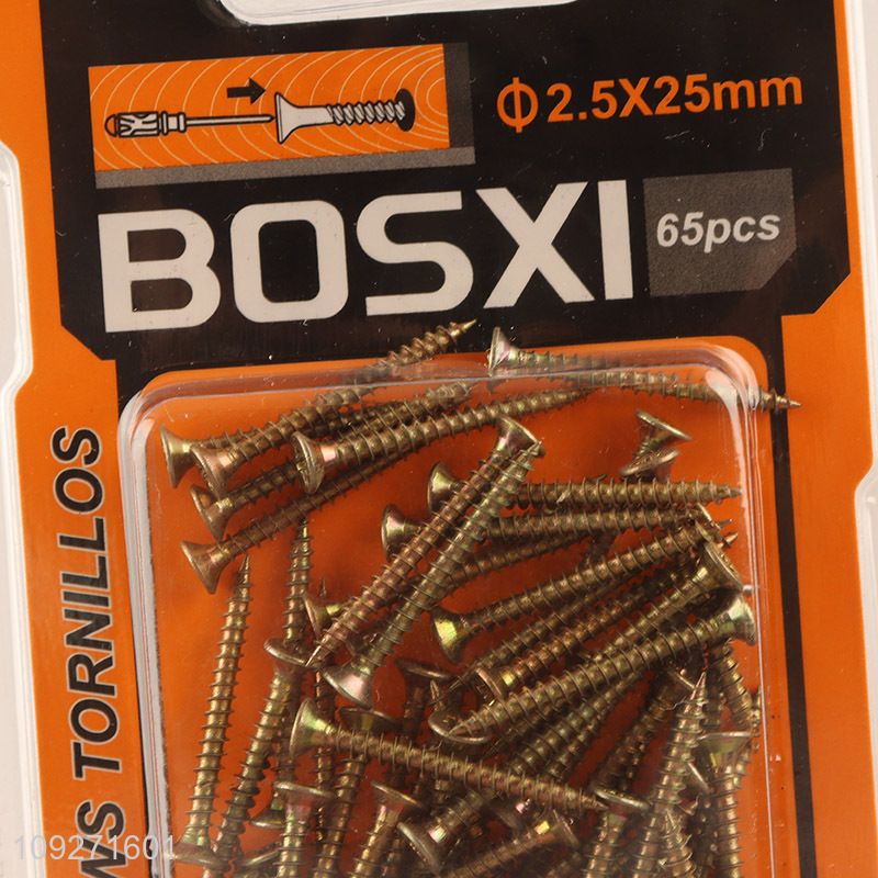 Top quality 65pcs metal hardware accessories screws tornillos