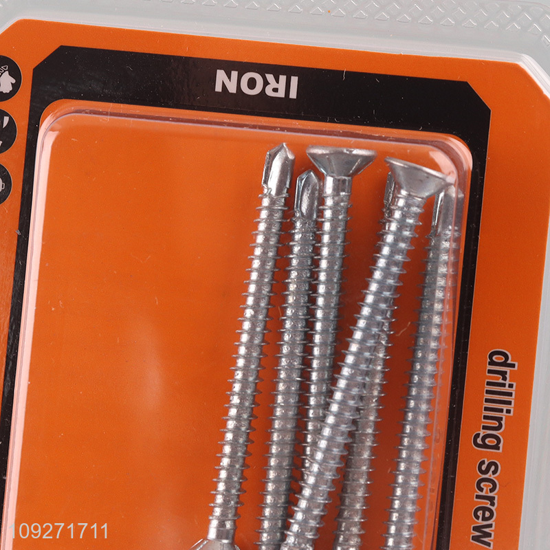 China wholesale 6pcs 4.2*50mm drilling screw self-tapping screws