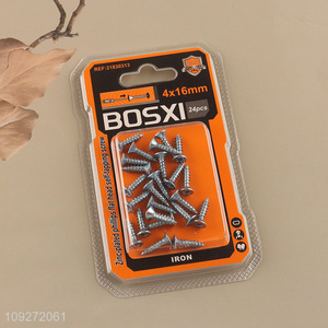 Top sale 4*16mm zinc-plated phillips flat head self-tapping screws
