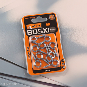 Hot selling 10pcs iron hardware accessories self-tapping screws hooks