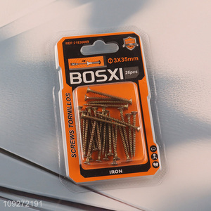 Good quality 26pcs screw tornillos self-tapping screws set