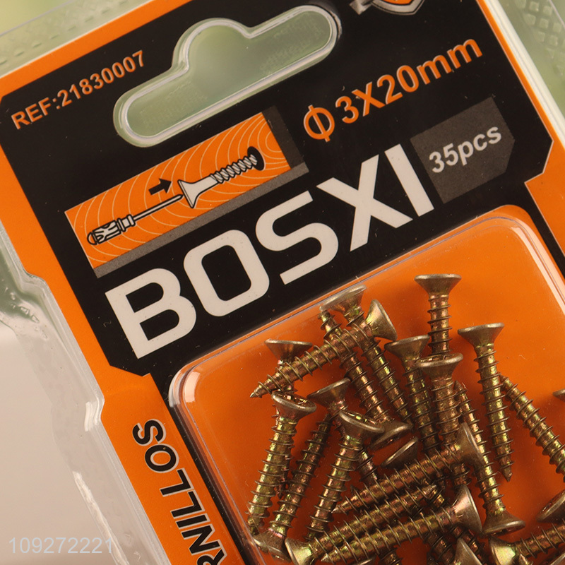Factory price 35pcs screw tornillos self-tapping screws set