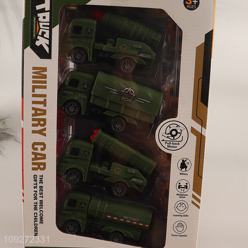 Hot selling funny children's toy pull back car set