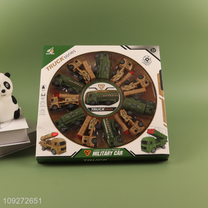 Hot products military car children pull back car toy set for sale