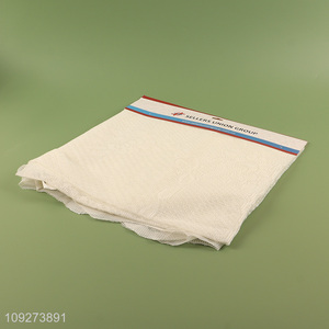 Good price white polyester table cloth table decoration for sale