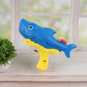 Top sale cartoon shark kids water gun toy wholesale