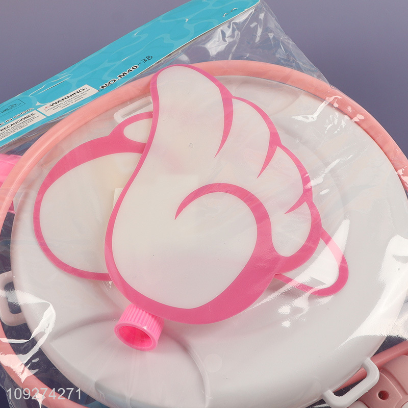 Low price summer outdoor kids backpack water gun toy