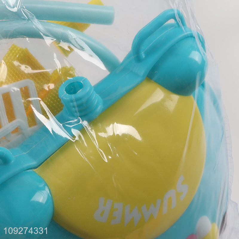 Yiwu market cartoon kids backpack water gun toy shooting games