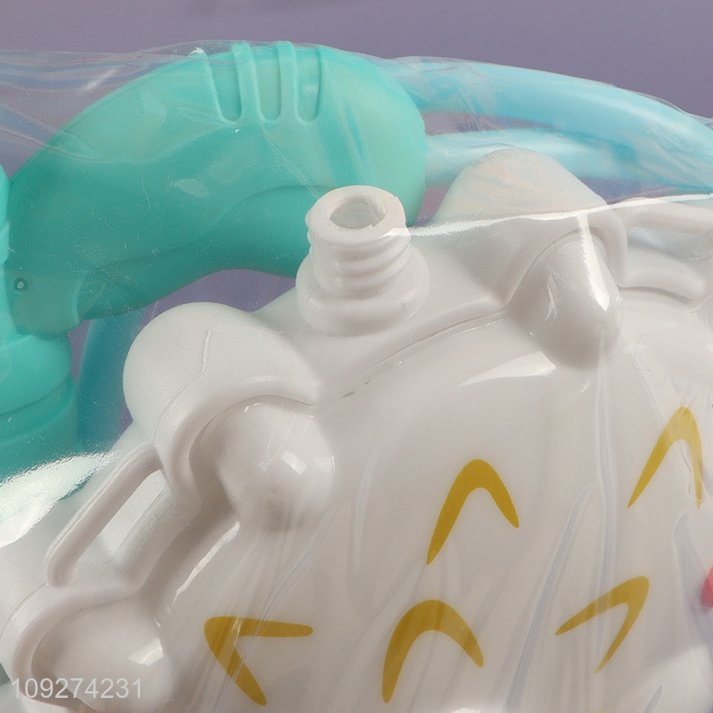 Yiwu market cartoon kids backpack water gun toy