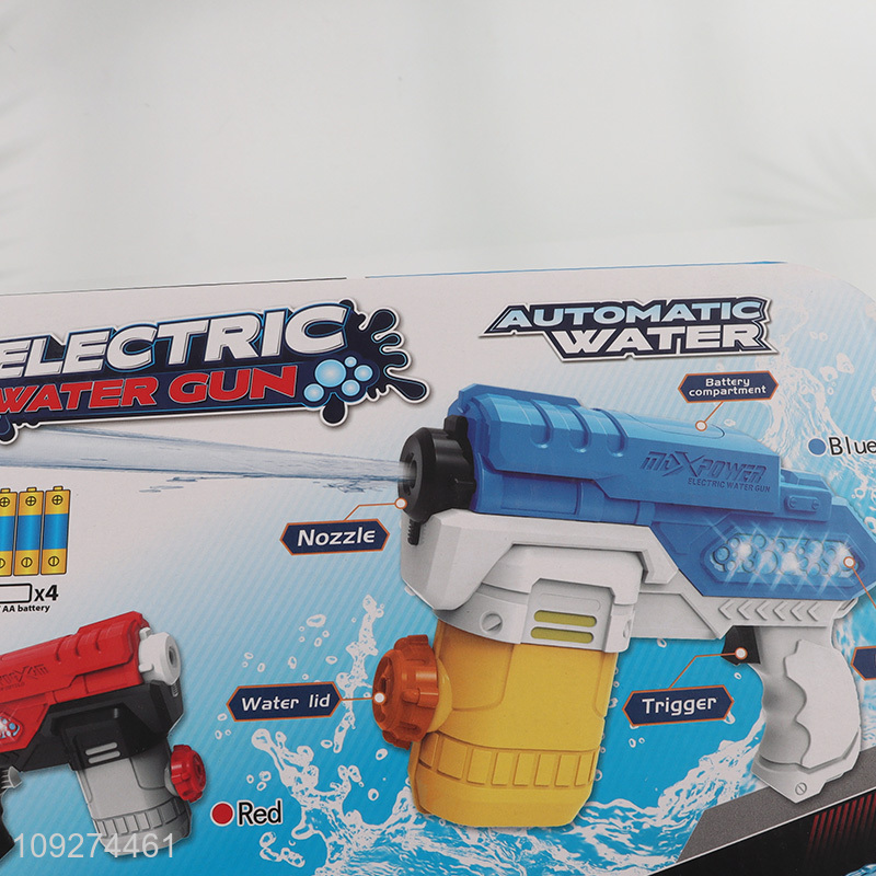 Good quality summer children electric water gun toy with lights