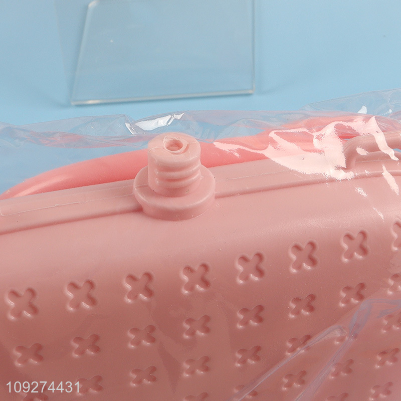 New arrival pink diy kids backpack water gun toy