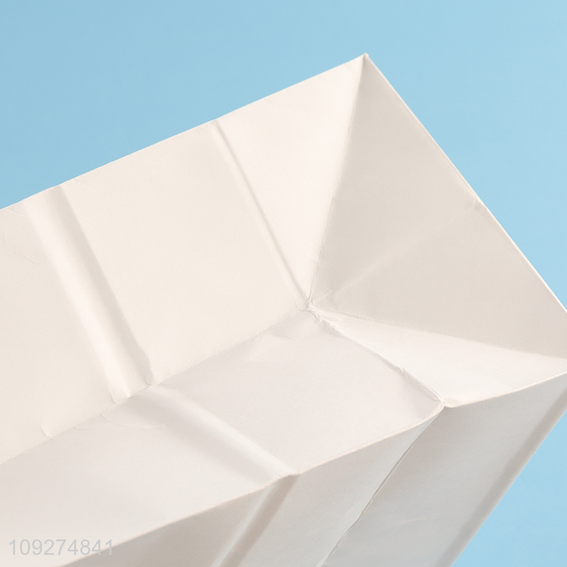 Low price white paper bag gifts packaging bag for sale