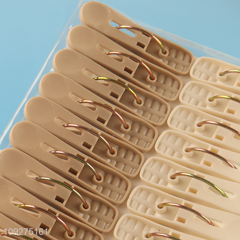 Good selling 24pcs plastic clothes clips clothes pegs set