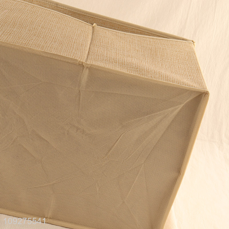 New arrival non-woven fabric storage basket with handle