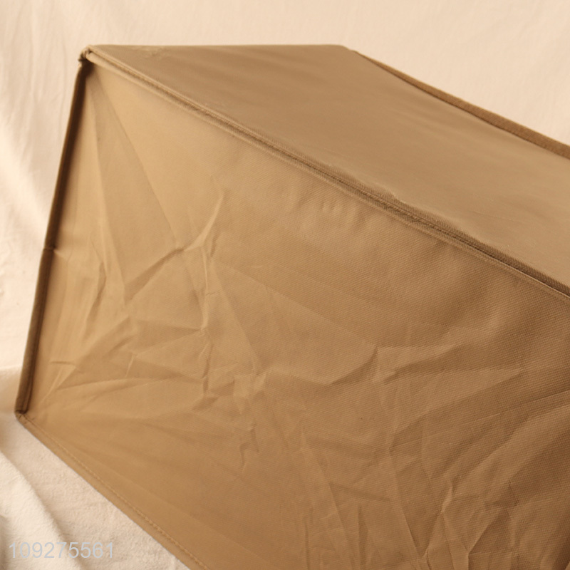 Factory price cartoon non-woven fabric storage basket