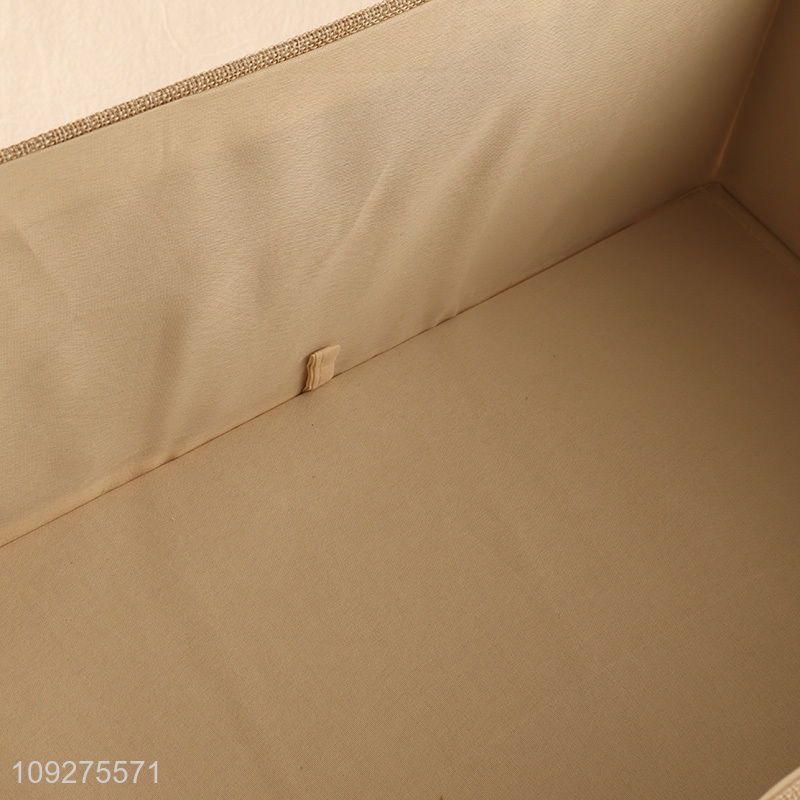 Low price household non-woven fabric storage basket for sale