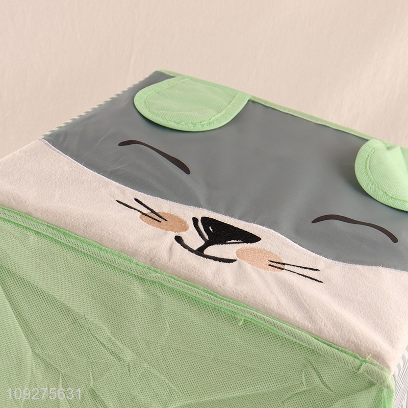 Latest products non-woven fabric storage basket for household