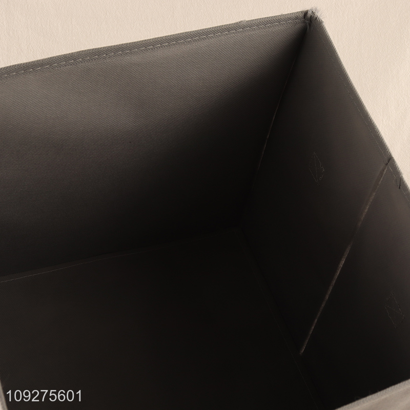 Low price household non-woven fabric storage basket