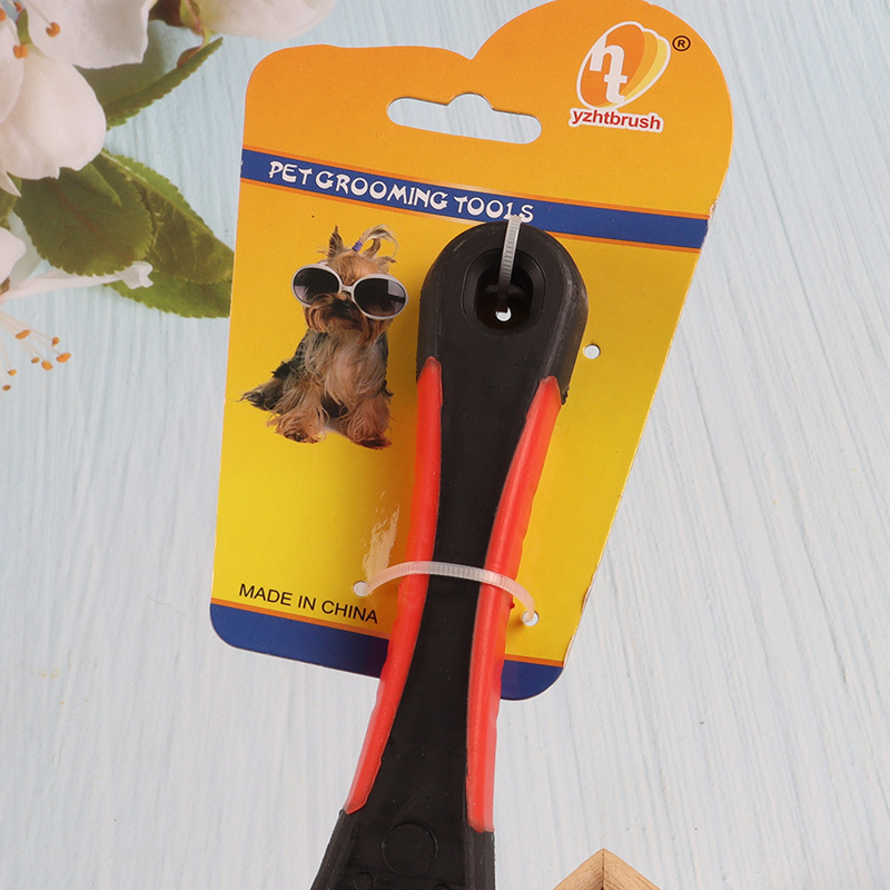 Online wholesale double-sided pet grooming comb pet brush