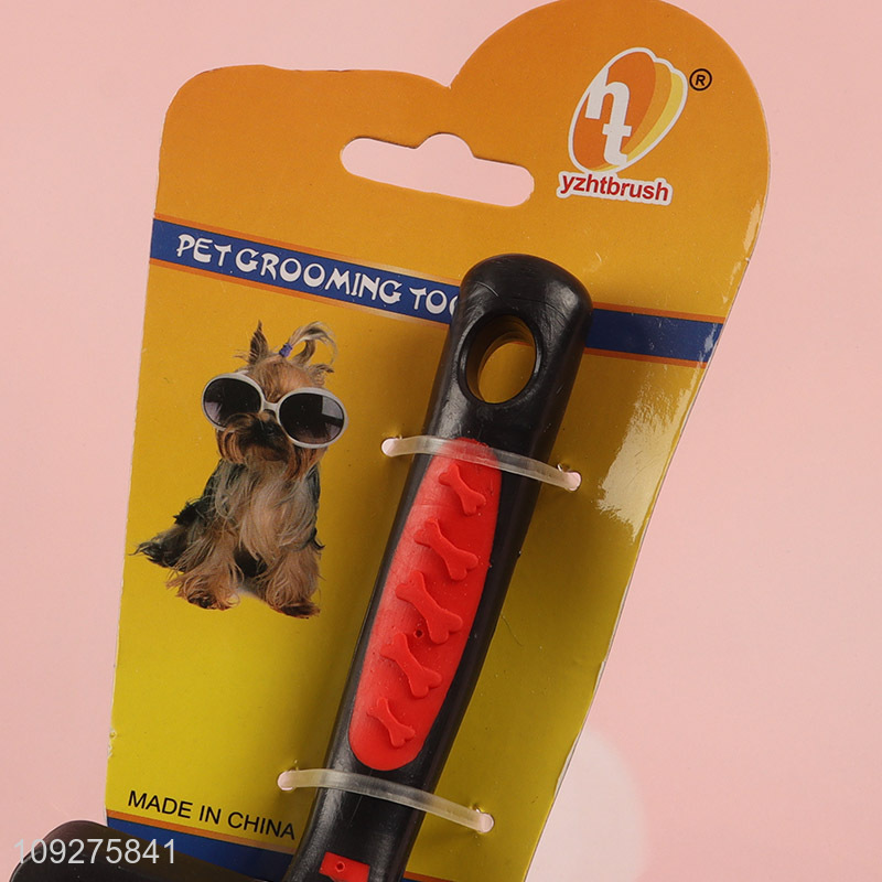 Yiwu market professional pet grooming comb pet brush
