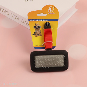 Top selling rectangle air cushion pet grooming comb pet brush