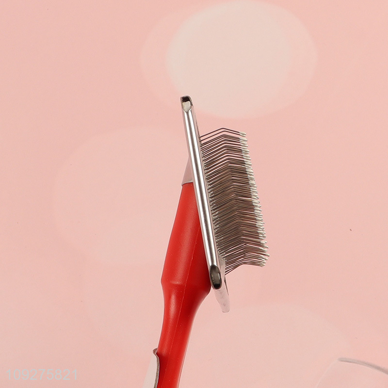 China supplier rectangle pet grooming comb pet brush for sale