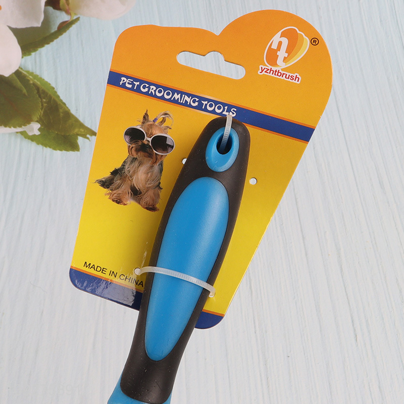 Top quality anti-static pet grooming comb pet brush