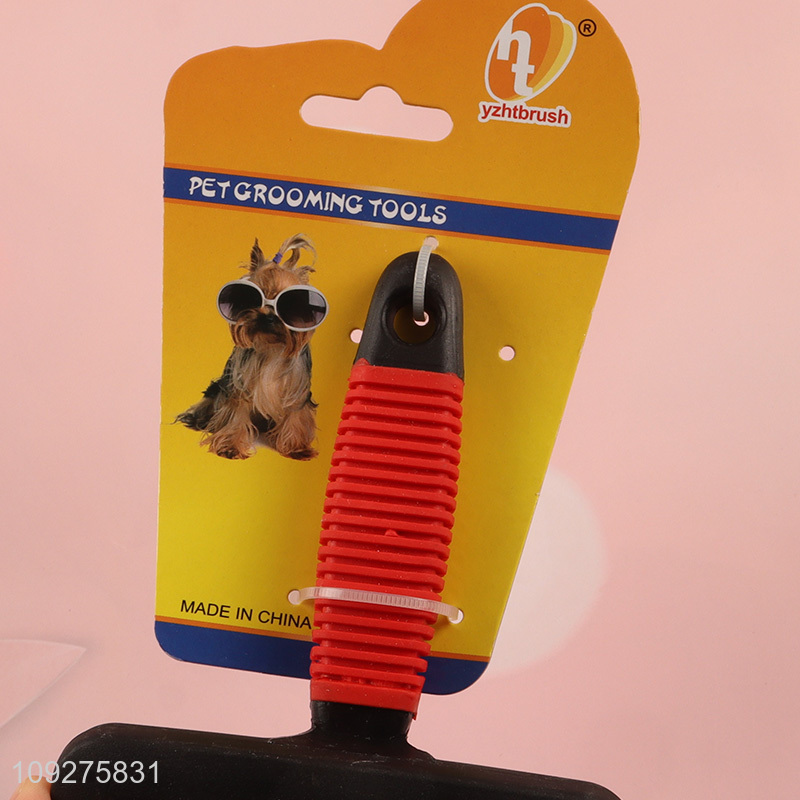 Top selling rectangle air cushion pet grooming comb pet brush