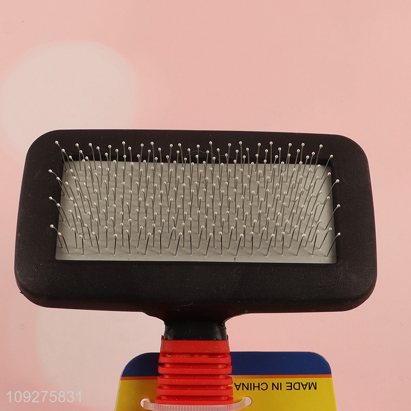 Top selling rectangle air cushion pet grooming comb pet brush